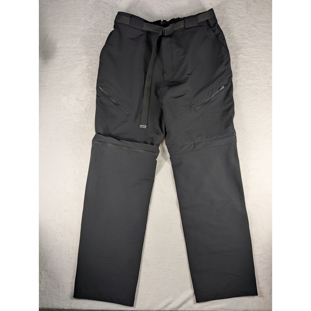 ZOIC XXL Convertible‎ Zip Off Hiking Pants Black Adjustable Waist Women XXL